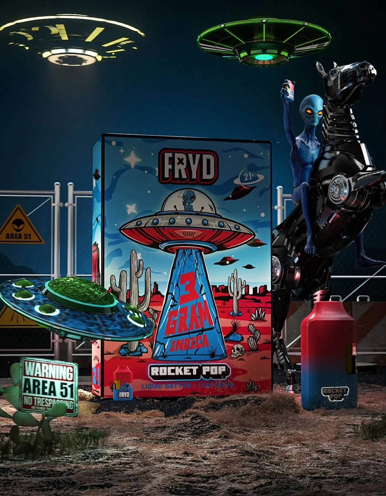 rocket-pop-liquid-diamond fryd rocket pop 3g disposable
